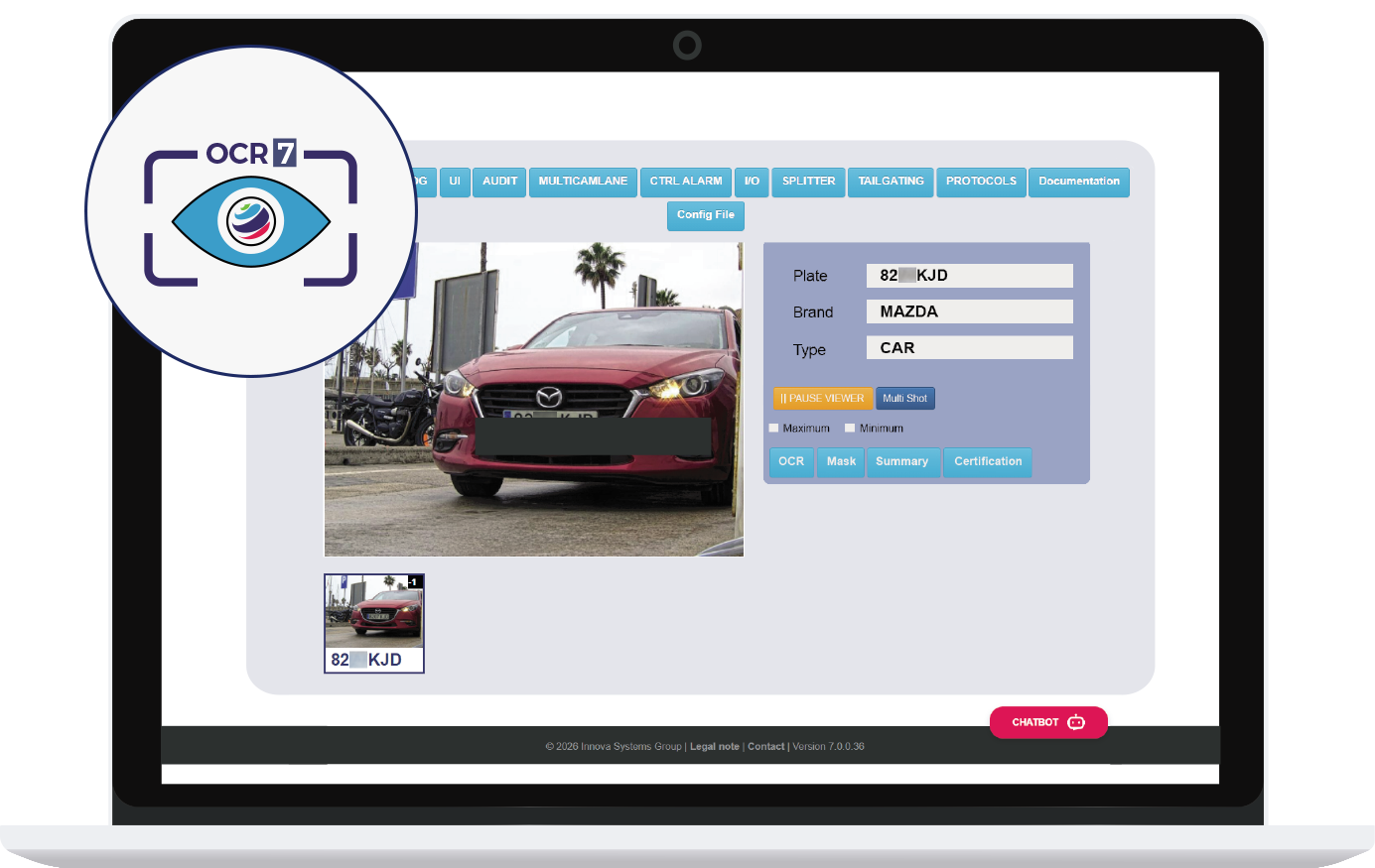 SIRAM OCR Software LPR IA